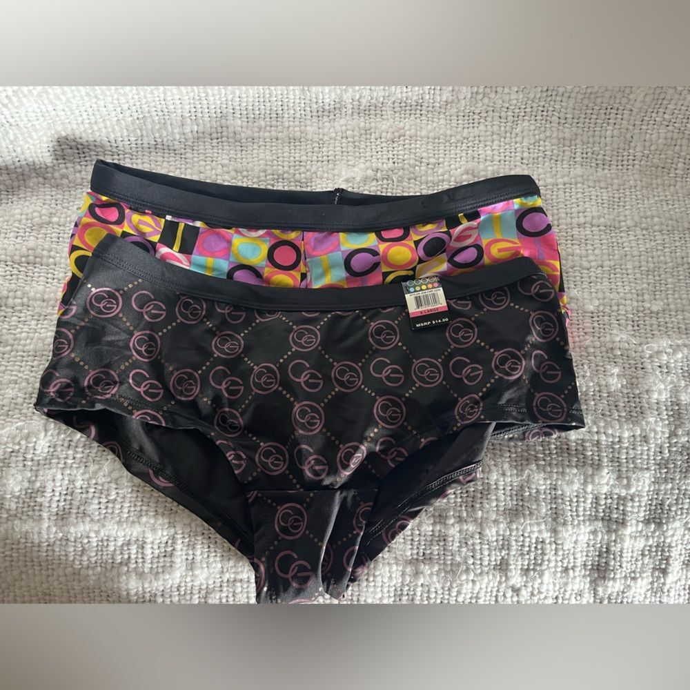 NWT✨COOGI✨lot of 2✨Colorful Boxer Briefs with Logo Design✨XL
